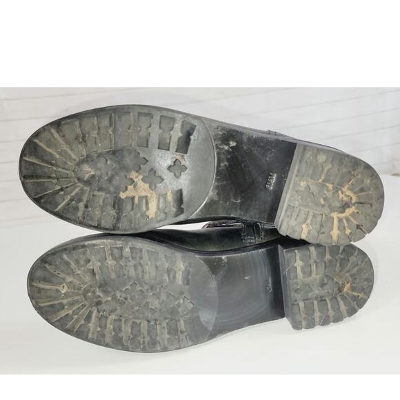 TORY BURCH CHRYSTIE GRAY WOOL STUD EMBELLISHED ANKLE BOOTS, SZ 6.5 - Picture 11 of 16